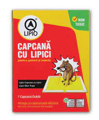 Raticid LIPIO capcana pentru insecte si soareci dubla (carte)