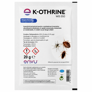  K-Othrine® WG 250 20 g – Insecticid profesional împotriva insectelor târâtoare și zburătoare